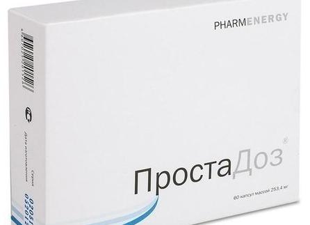 Простадоз от простатита — инструкция по применению, показания, состав, форма выпуска и цена