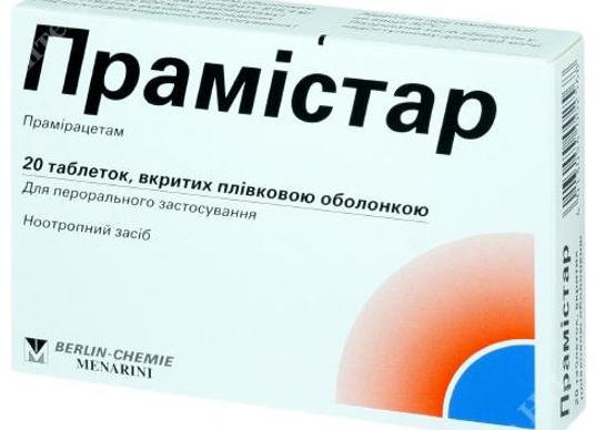Прамистар – инструкция по применению, состав, форма выпуска, цена