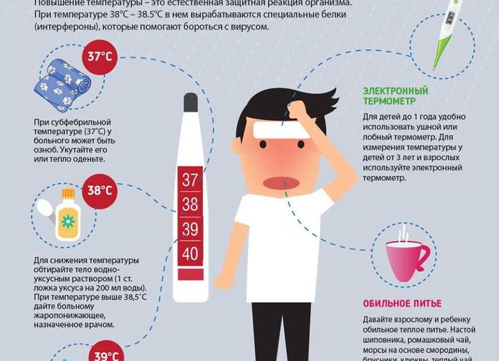 Чем сбить температуру у взрослого в домашних условиях медикаментозными и народными жаропонижающими средствами