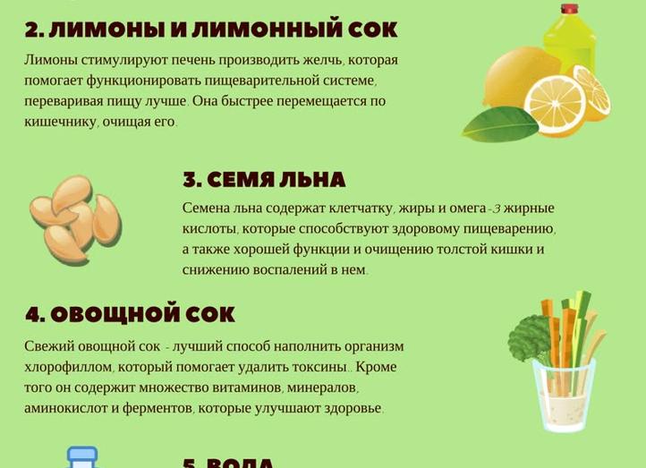 Диета для очищения кишечника как способ оздоровления всего организма