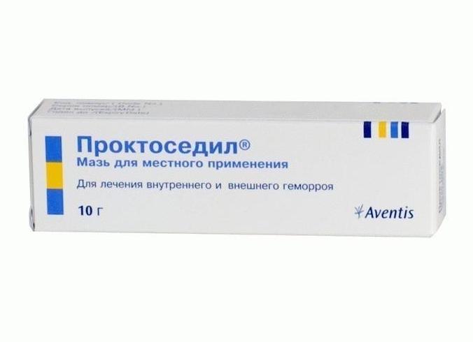 Мазь Проктоседил — состав, инструкция по применению и цена