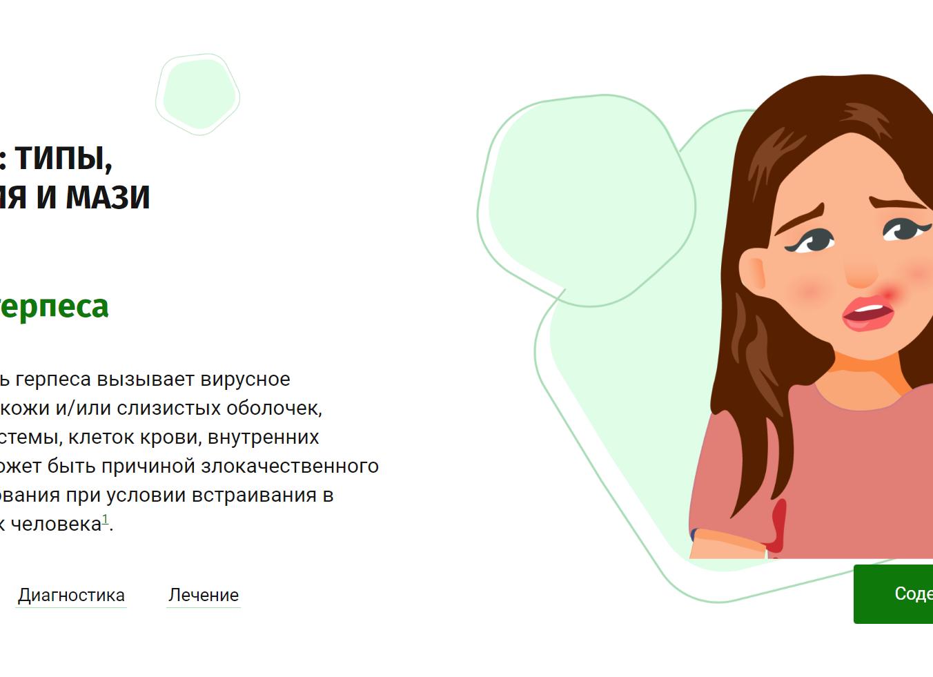 Типы герпеса: симптомы и лечение вируса