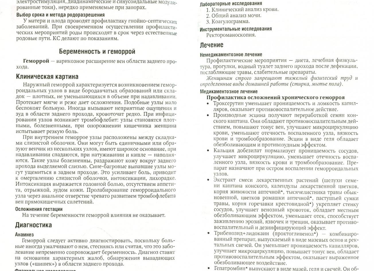 Роды при геморрое: способы родоразрешения и профилактика осложнений