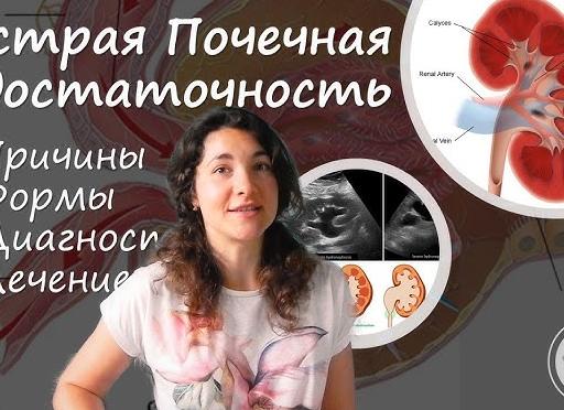 Симптомы и лечение острой формы почечной недостаточности