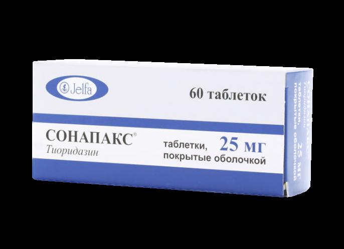Инструкция по применению препарата Сонапакс и отзывы о нем