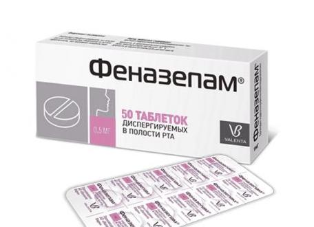 Через сколько действуют таблетки Феназепам — инструкция по применению
