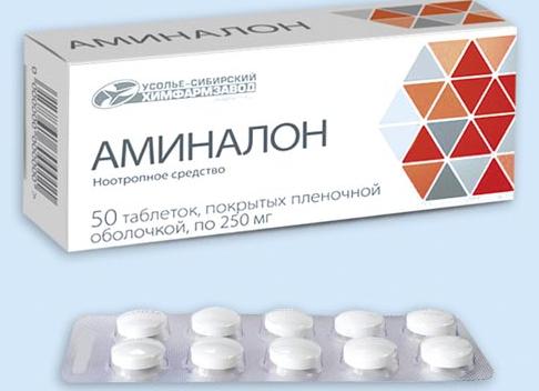 Аминалон – инструкция по применению и показания, состав, форма выпуска и цена