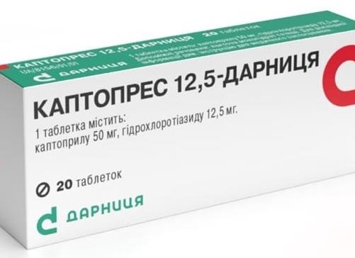 Каптопрес – инструкция по применению таблеток