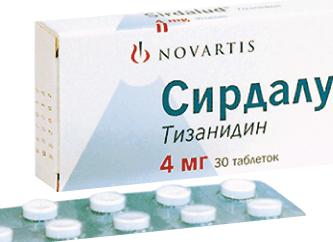 Сирдалуд – инструкция по применению